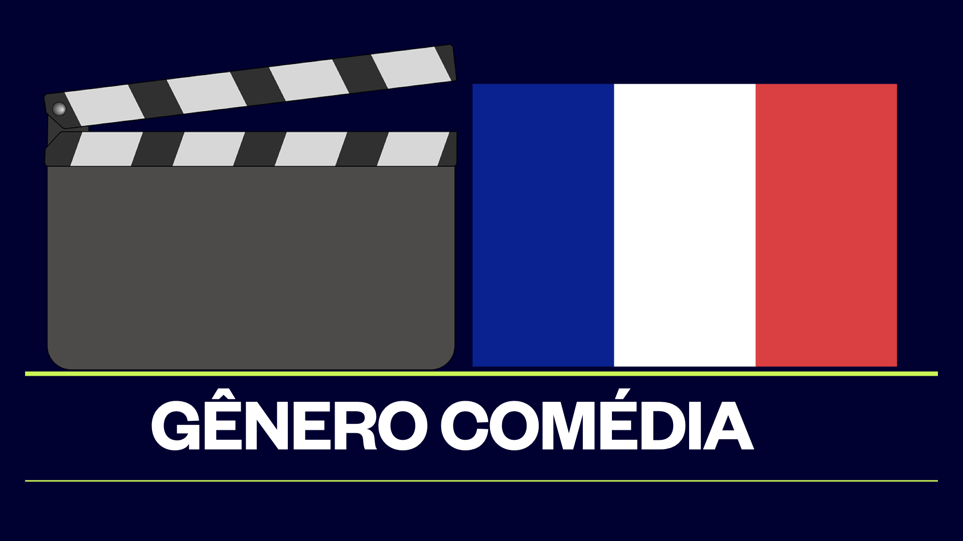 Gênero comédia no cinema francês.