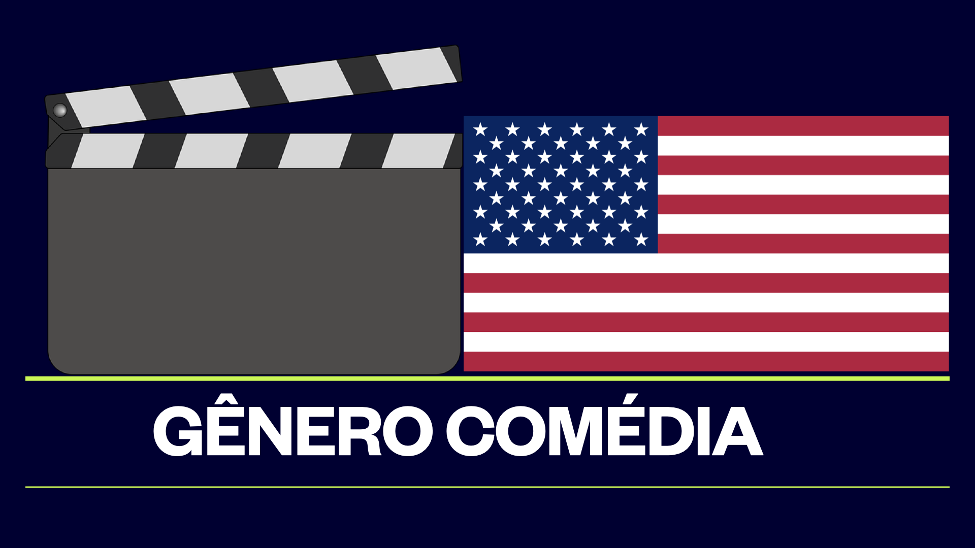 Gênero comédia no cinema americano.