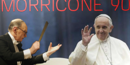 Em 2015 o compositor Ennio Morricone brindou o Papa Francisco com uma composição erudita. Trata-se da Missa Para o Papa Francisco, que foi apresentada oficialmente no dia 10 de Junho de 2015 na Igreja de Jesus em Roma. Clicando no link você poderá assistir a apresentação da Missa em homenagem ao Papa Francisco.