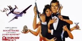 Em 1983 surge o filme 007 Contra Octopussy comJames Bond partindo em busca do assassino de outro agente britânico, que estava investigando o roubo de uma valiosa jóia. Roger Moore cada vez mais convincente como 007, enquanto que ocorre nova alteração na trilha sonora, sendo reconvocado o compositor John Barry.