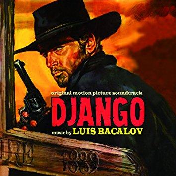 A canção tema de DJANGO interpretada pelo cantor Berto Fia que adotou o pseudônimo de Rocky Roberts, chegou a figurar durante várias semanas no topo das paradas de sucesso na década de sessenta.