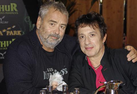 Luc Besson com o compositor Eric Serra, eles estão completando 36 anos de uma relação profissional que é baseada em dois preceitos importantes: admiração e respeito.