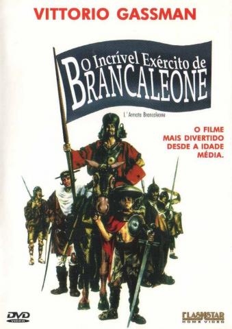 No papel de Brancaleone o talentoso Vittorio Gassmann, ele comanda um exército de aloprados que em plena Idade Média saem da França em busca de terrar prometidas e que jamais poderão ser encontradas. Pelo caminho, as mais ardilosas armadilhas e as mais inusitadas trapalhadas. A música que embala a trajetória desse exercito de maltrapilhos composta por Carlo Rustichelli, se traduz num prefixo de guerra, mas contra quem?
