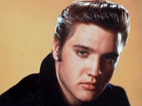 Elvis Presley na trilha de Peixe Grande e Suas Histórias Maravilhosas.